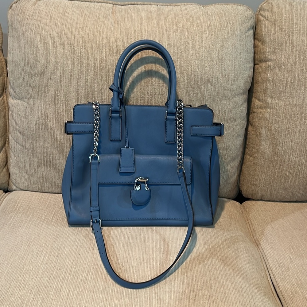 Michael Kors Large Hamilton Bag. Brand new without tags. Never used. Color Blue - Picture 8 of 10